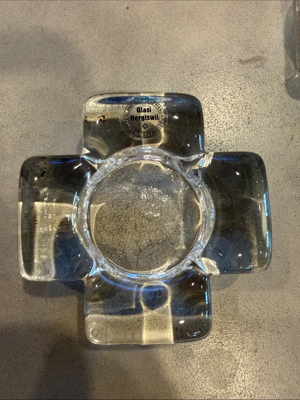 Glasi Hergiswell Vintage Glass Tealighy Candle Holders - Set of 2